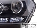 Mercedes W164 08-11 Фары Devil eyes, Dayline черные