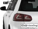 VW Golf 6 Фонари светодиодные, красно-тонированные с светодиодным поворотником