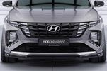 Hyundai Tucson 4 N-Line 20- Накладка на передний бампер глянцевая