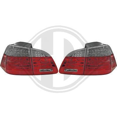 BMW E61 03-07 Фонари светодиодные, красно-тонированные