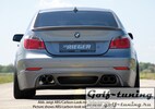 BMW E60 08-11 Седан Накладка на задний бампер/диффузор carbon look