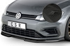 VW Golf VII R 2017-2020 (Facelift) Накладка на передний бампер carbon look