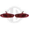 Seat Leon 1P1 09-12 Фонари lightbar design, красно-тонированные