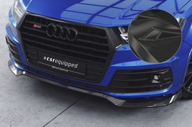 Audi Q7 S-Line/SQ7 15-19 Накладка на передний бампер Carbon look