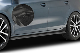 VW Golf 6 Накладки на пороги в стиле TCR carbon look