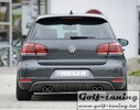 VW Golf 6 GTD/Cabrio Диффузор для заднего бампера carbon look