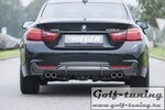 BMW F32/F33/F36 12-15/15- Диффузор для заднего М бампера carbon look