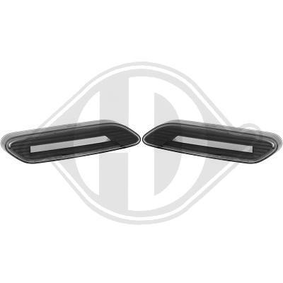 Mini R60 10-17 Поворотники светодиодные, черные