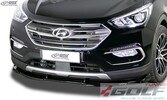 Hyundai Santa Fe (DM) 15-18 Накладка на передний бампер VARIO-X