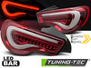 TOYOTA GT86 12-21 Фонари led bar красно-белые с бегающими поворотниками