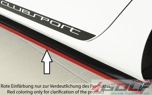 VW Golf 7 R/Rline/ GTI Clubsport 16-20 Сплиттеры под штатные пороги
