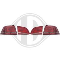 VW Passat B7 Седан Фонари светодиодные, красно-тонированные