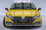 VW Arteon 2017- Накладка на передний бампер carbon look