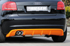 Audi A3 8P 08-12 5Дв Sportback Диффузор для заднего бампера черный