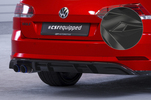 VW Golf 7 Универсал GTD 17-20 Накладка на задний бампер Carbon look