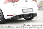 VW Golf 7 12-17 Накладка на задний бампер /диффузор