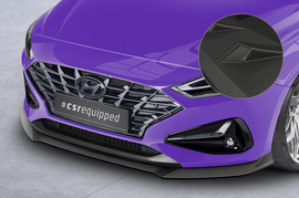 Hyundai I30 20- Накладка на передний бампер Carbon look матовая
