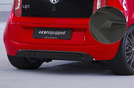 VW up!/e-up! 11-16 Накладка на задний бампер Carbon look матовая