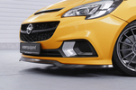 Opel Corsa E GSi 18-19 Накладка переднего бампера Carbon look матовая