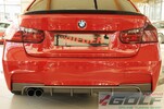 BMW F30/F31 12-19 Накладка на задний бампер/диффузор carbon look