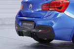 BMW 1er F20/F21 M-Paket 15-19 Накладка на задний бампер Carbon look