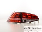 VW Golf 7 12-17 Фонари светодиодные, красно-белые