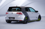 VW Golf 7 Basis/GTI/GTD/GTE/e-Golf 12-17 Накладка на задний бампер/диффузор Carbon look