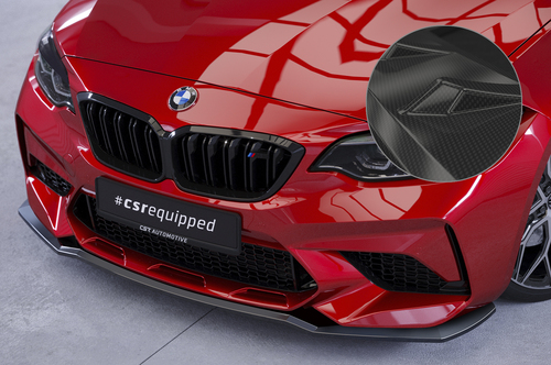 BMW M2 Competition (F87) 18- Накладка переднего бампера Carbon look