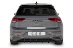 VW Golf 8 Style/Active 20- Диффузор заднего бампера Racing с логотипом CSR