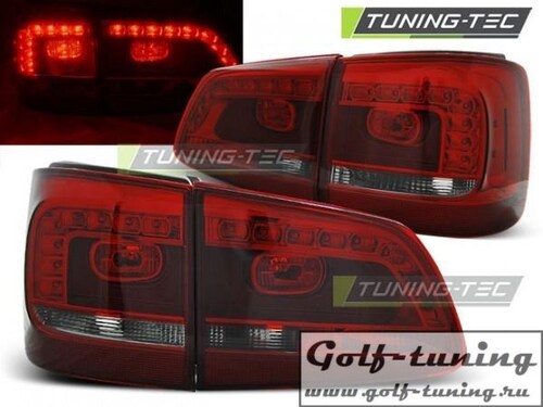 VW Touran 10-15 Фонари светодиодные, красно-тонированные