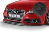 Audi A7 10-14 Накладка переднего бампера Carbon look матовая