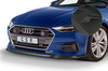 Audi A7 18- Накладка переднего бампера Carbon look матовая