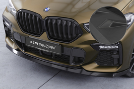 BMW X6 (G06) M-Paket 19- Накладка переднего бампера матовая