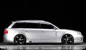 Audi A6 4B 97-04 Накладки на пороги Carbon Look