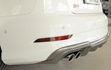 Audi S3 8V Седан/Кабрио 16-19 Накладка на задний бампер/диффузор carbon look